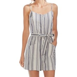Vince Camuto Dobby Stripe Romper